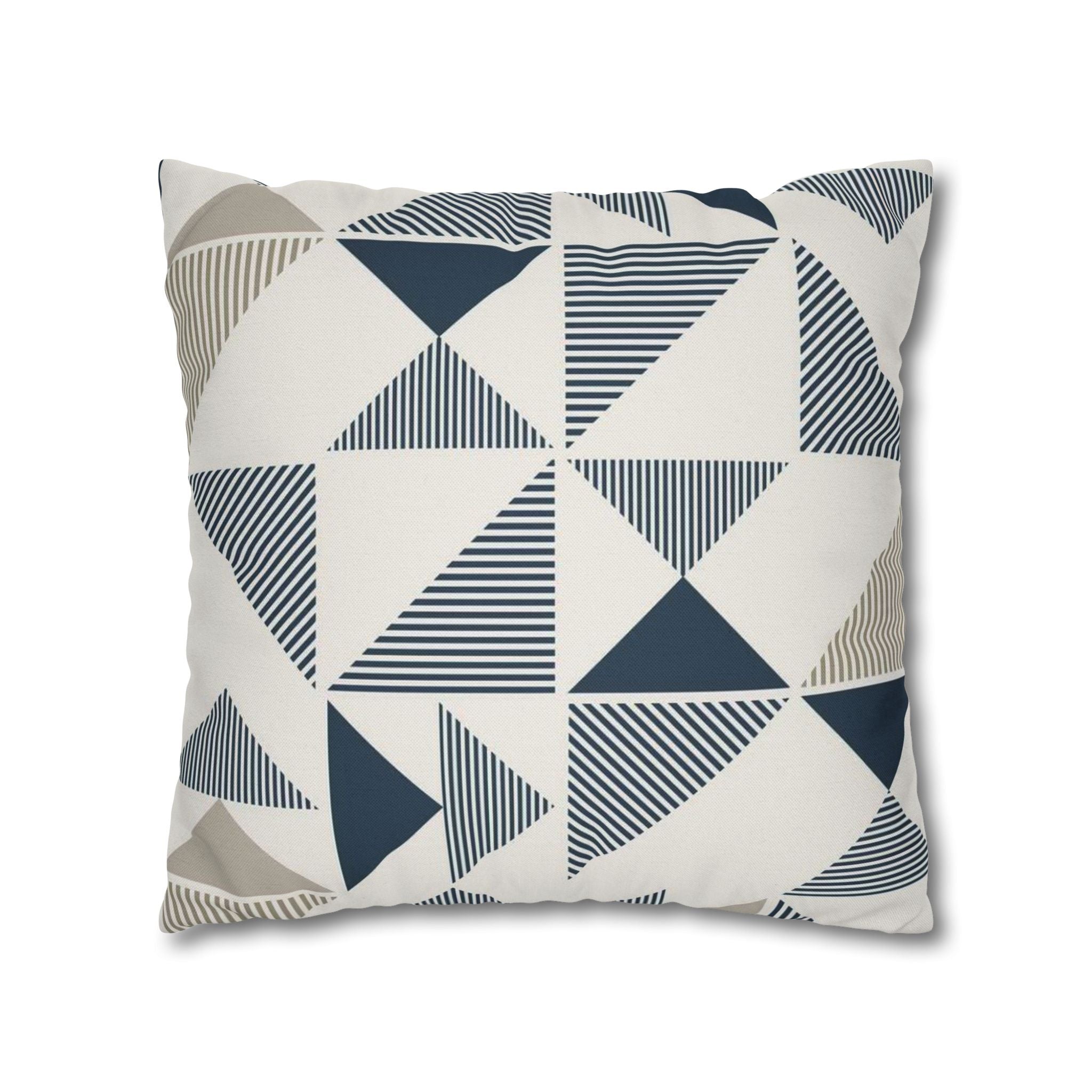 Two Way Cushion Cover, Throw pillow Case for Couch ( Single Piece) : Geometric Pattern