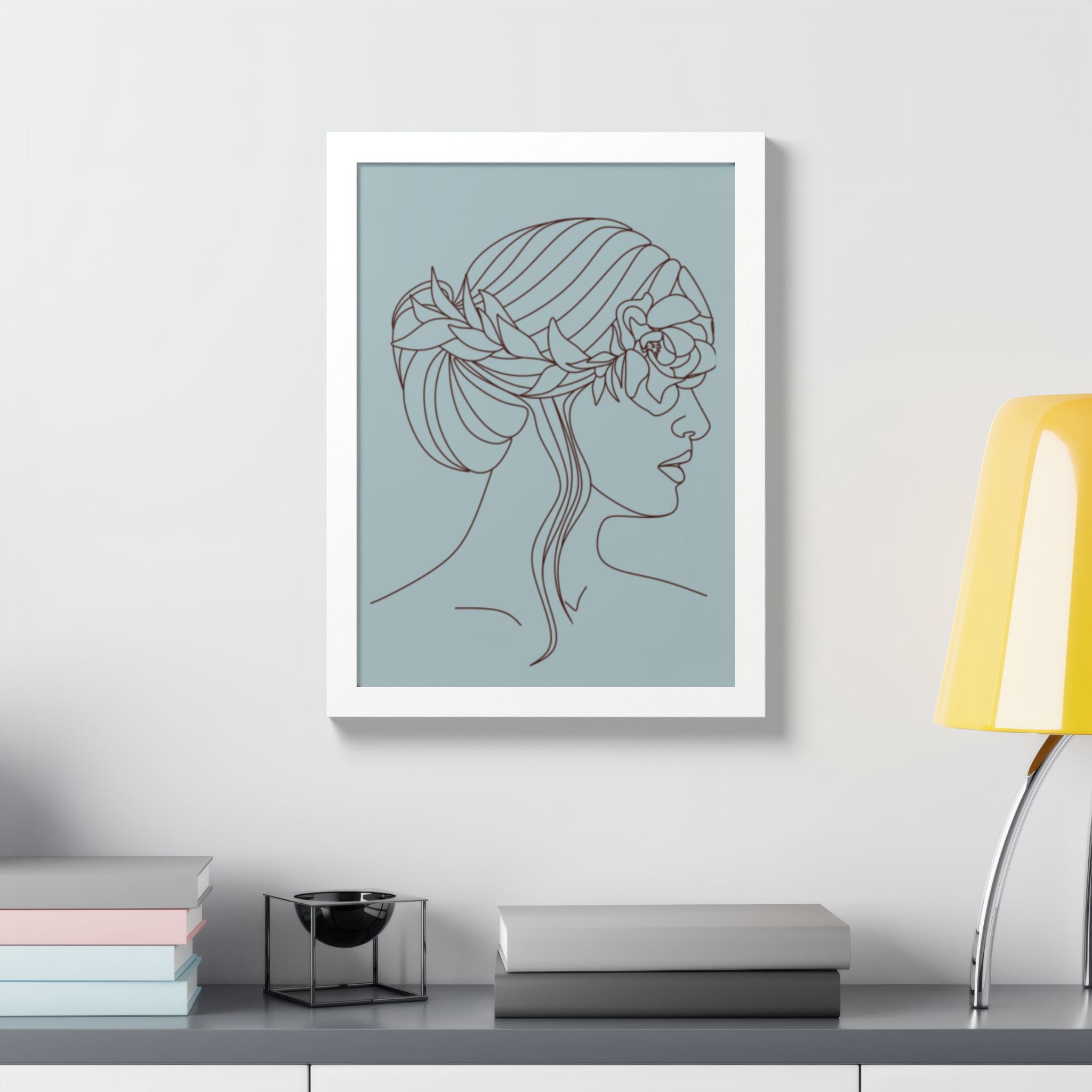 Multi-Color Framed Poster | Abstract Wall Art, Boho Home Decor | Pattern 5