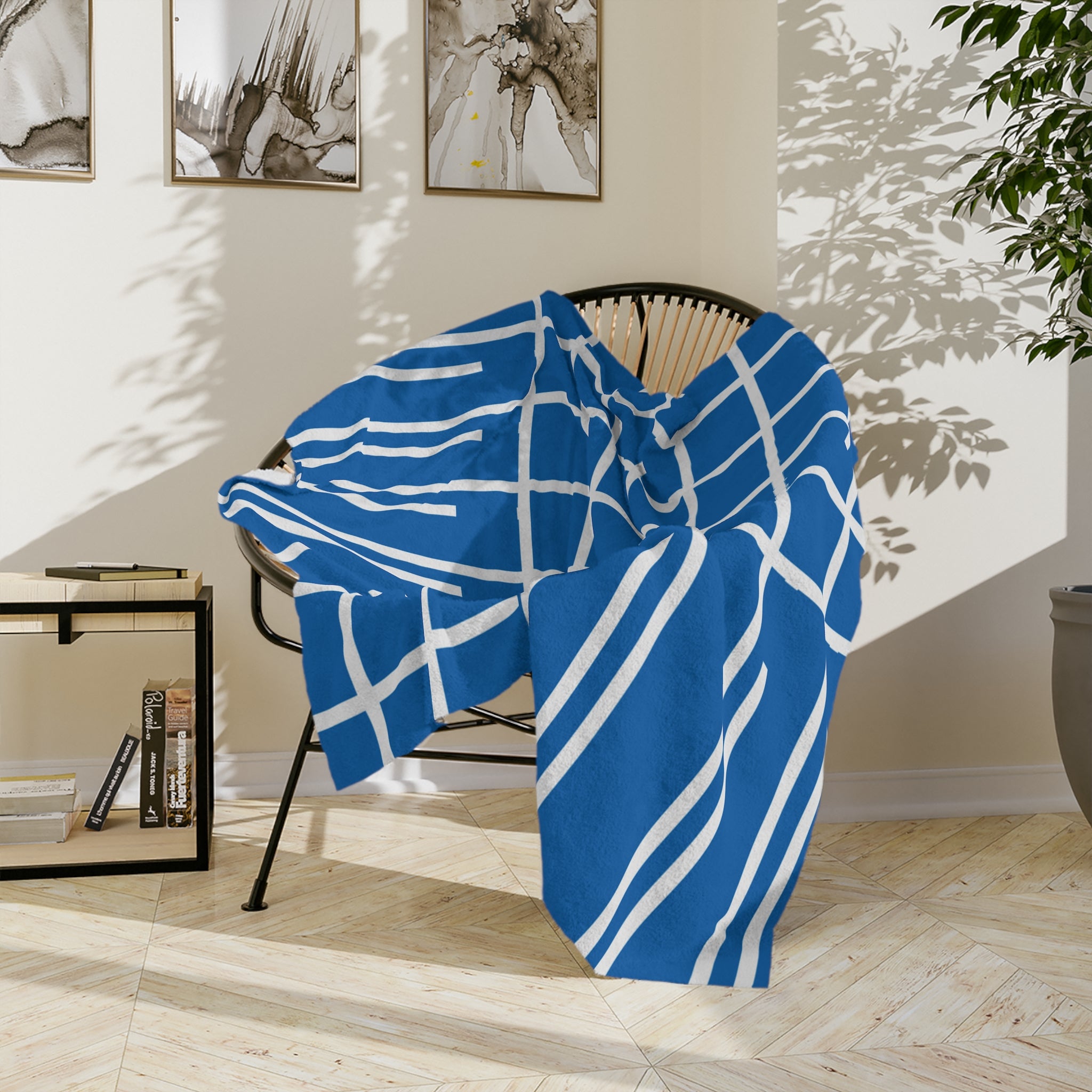 Microfiber Blanket | Soft Throw for Home Decor - Royal Blue