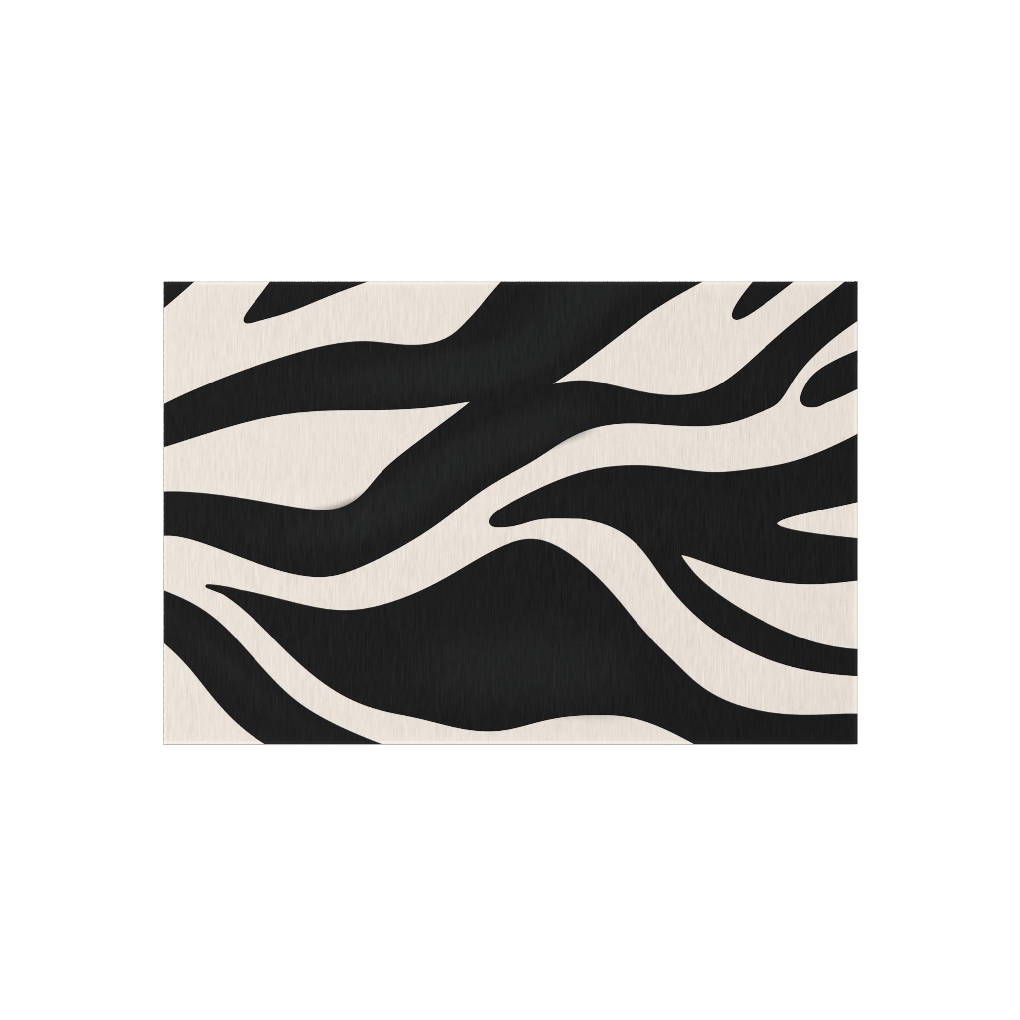 Stylish Indoor/Outdoor Rug for Living Room, Patios, Decks, and Gardens | Perfect for Home Decor - Black & White