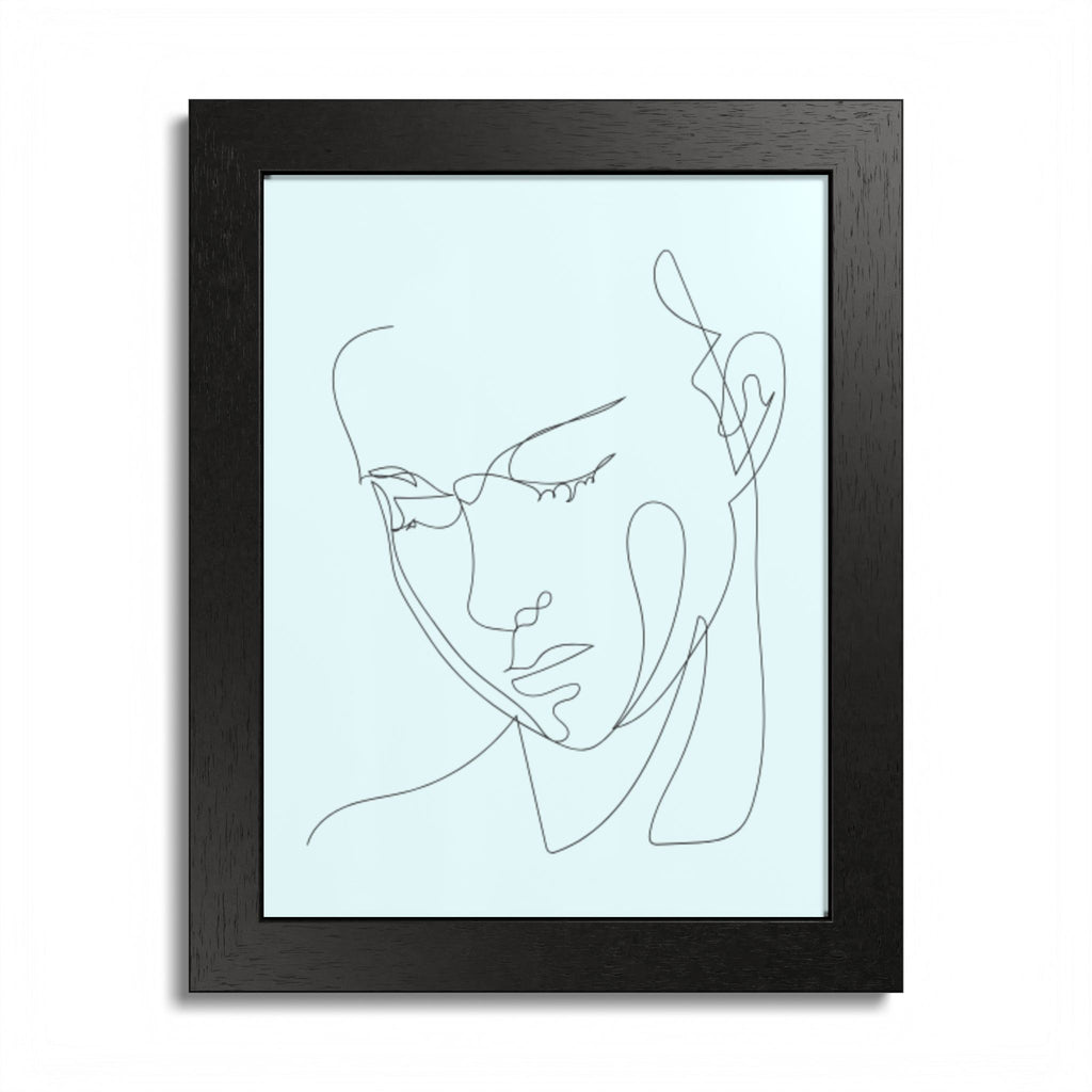 Multi-Color Framed Poster | Abstract Wall Art, Boho Home Decor | Pattern 8