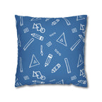 Cushion Cover, Throw pillow Case for Couch (Single Piece) : Azure - SnugLiving