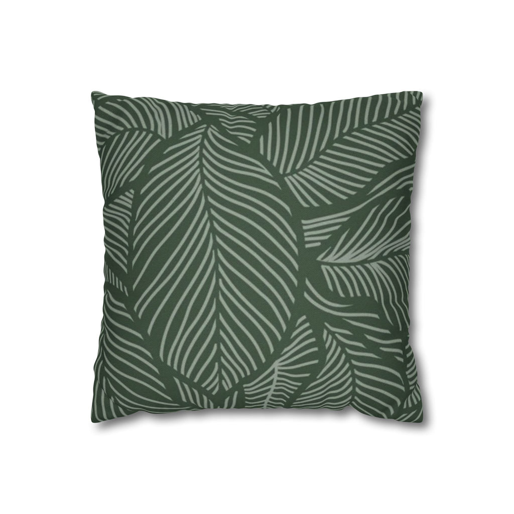 Cushion Cover, Throw pillow Case for Couch ( Single Piece) : Emerald Green