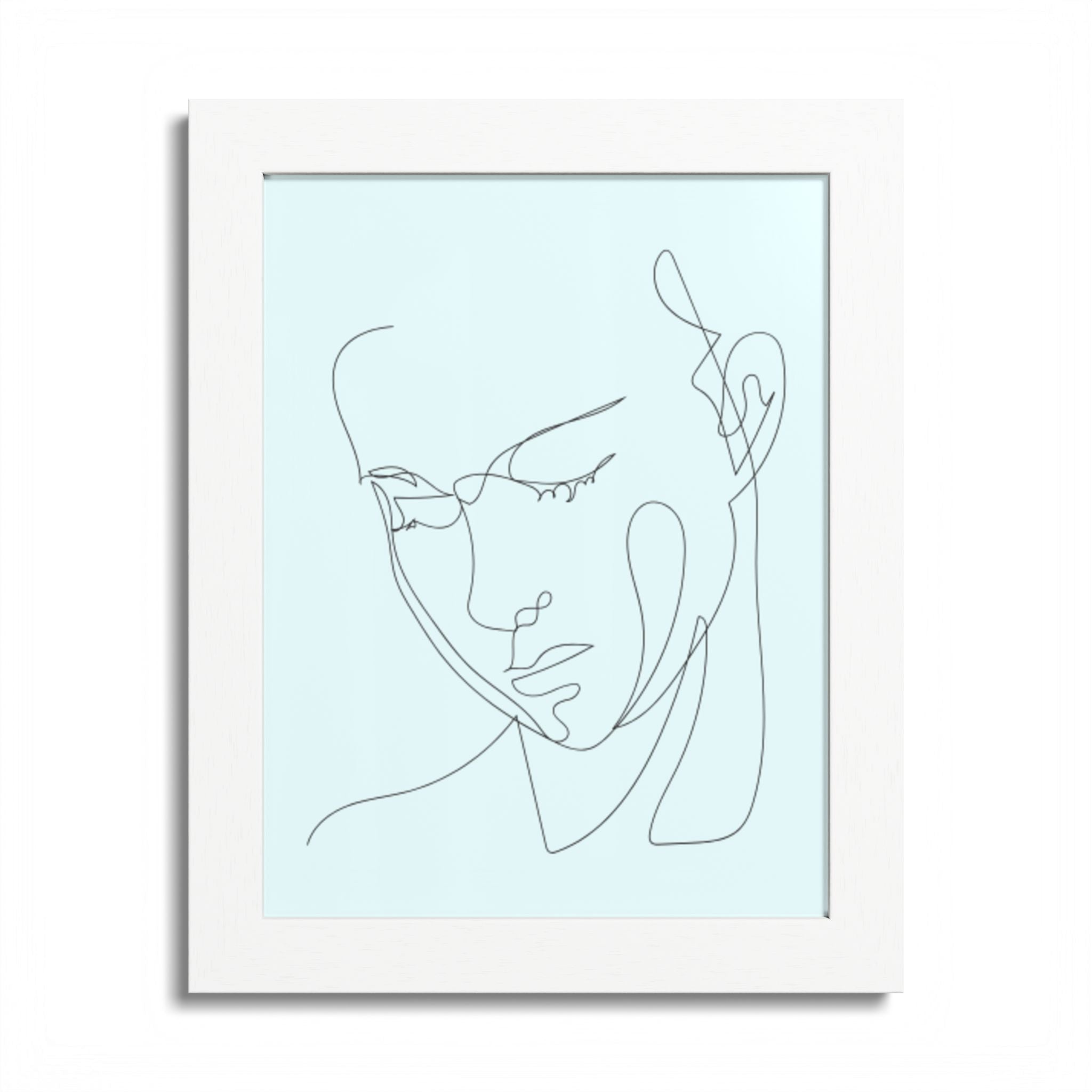 Multi-Color Framed Poster | Abstract Wall Art, Boho Home Decor | Pattern 8