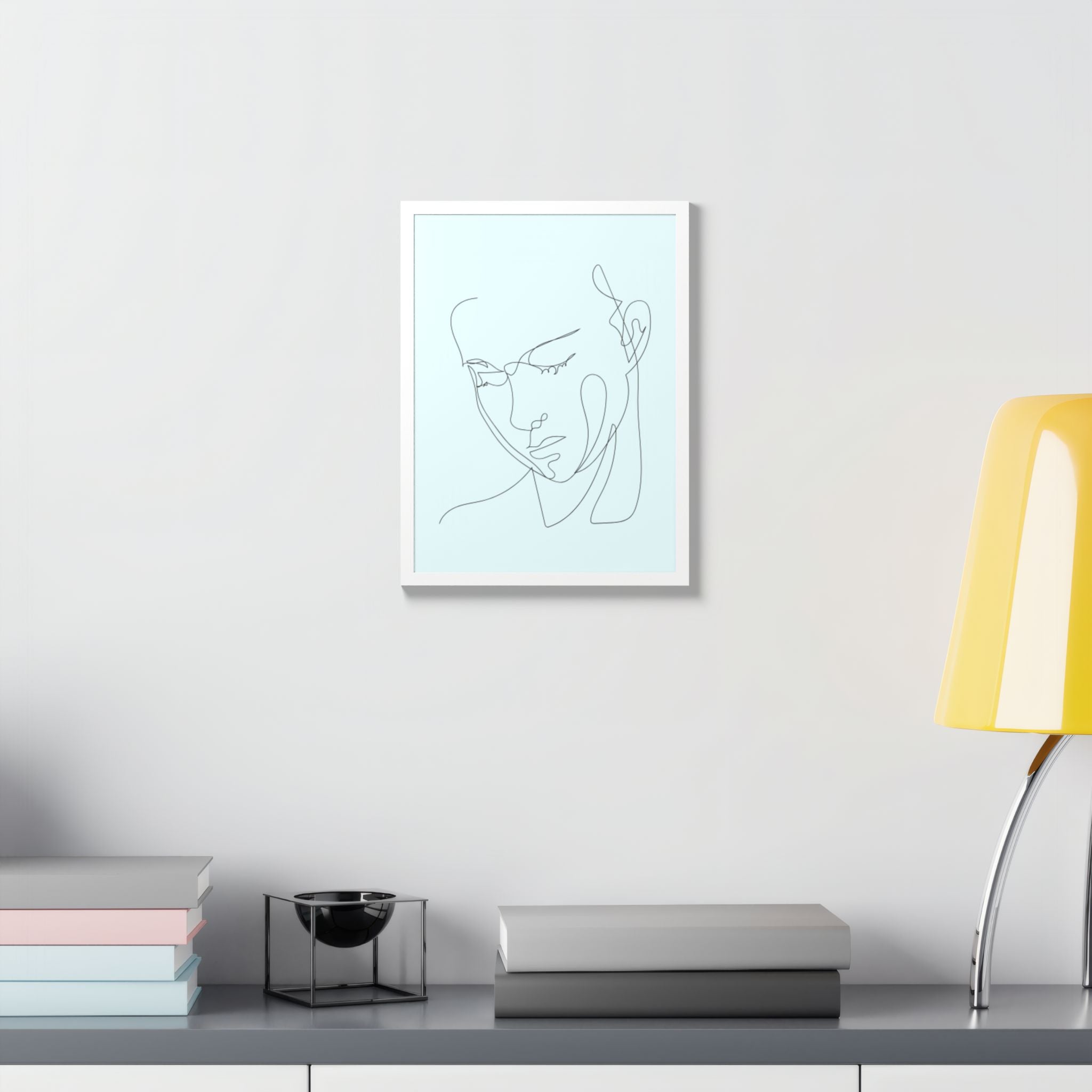 Multi-Color Framed Poster | Abstract Wall Art, Boho Home Decor | Pattern 8