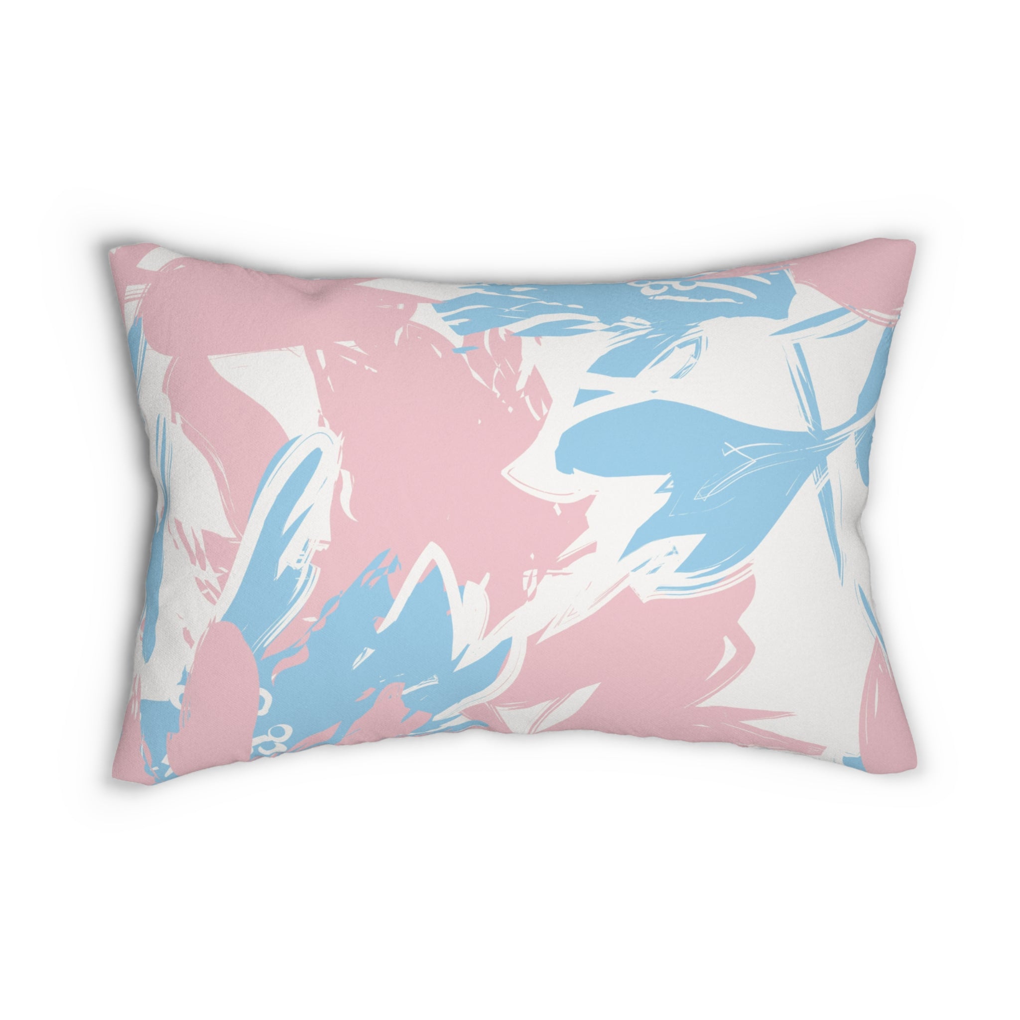 Lounge Pillow, Throw Pillow with Fillers/Insert (Single Piece) : Blue & Pink