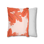Cushion Cover, Throw pillow Case for Couch (Single Piece): Vivid Orange - SnugLiving