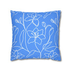 Cushion Cover, Throw pillow Case for Couch (Single Piece) : Soft Blue - SnugLiving