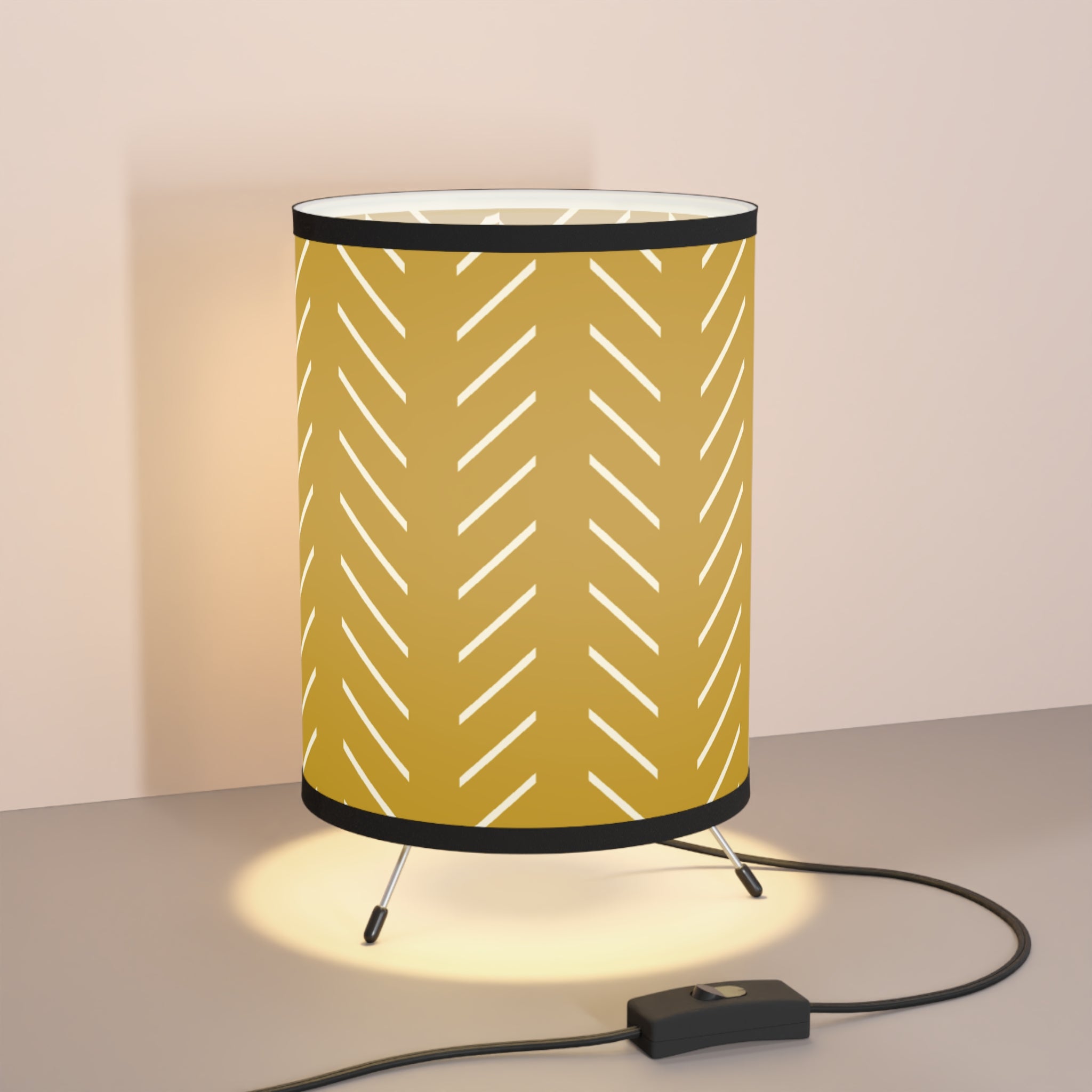 Tripod Lamp with High-Res Printed Shade, US\CA plug - Shade SLL06