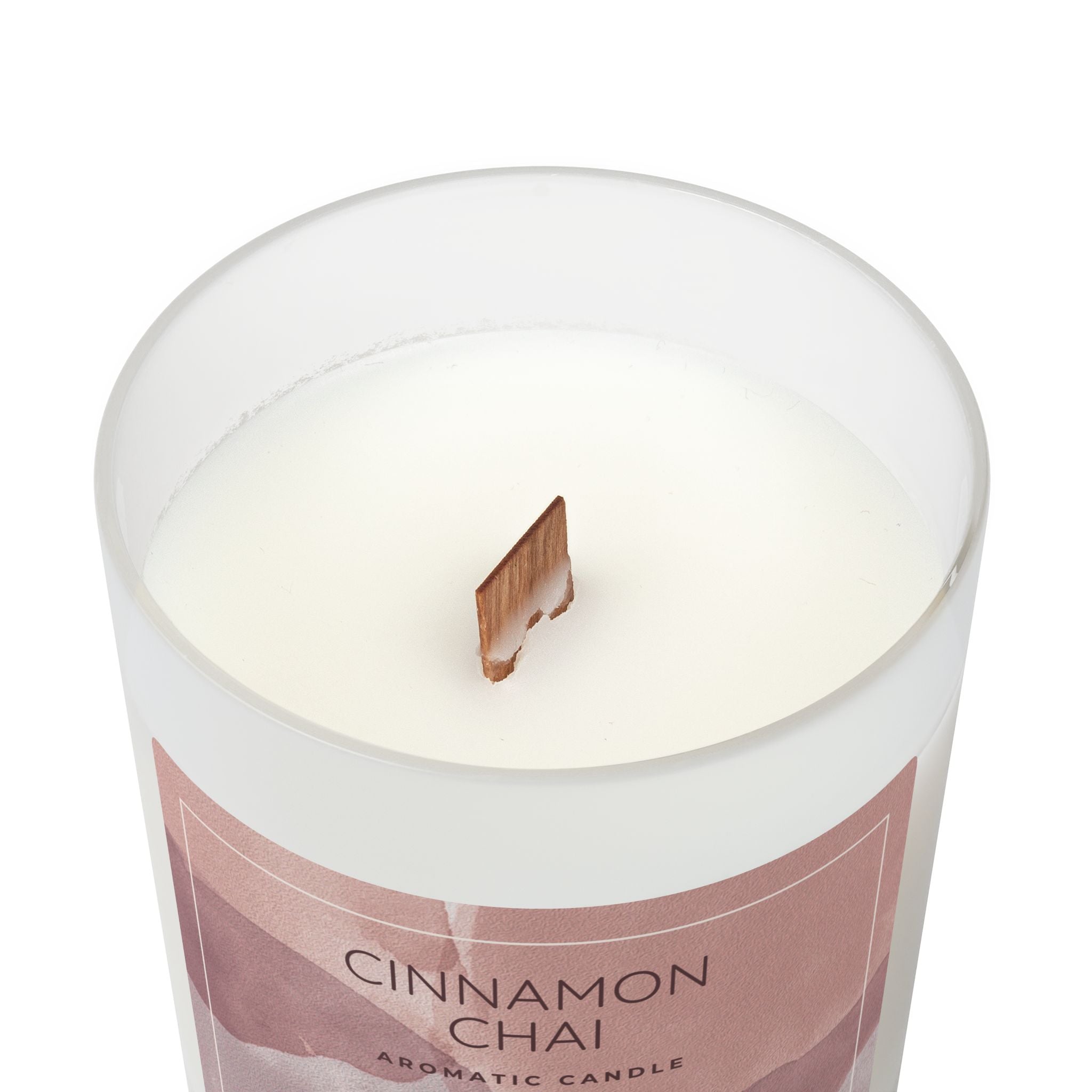 SnugLiving Aromatic/Scented Glass Candle, 11oz : Cinnamon Chai
