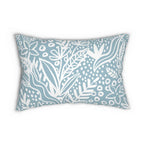 Lounge Pillow, Throw Pillow with Fillers/Insert (Single Piece) : Grey Azure & White - SnugLiving