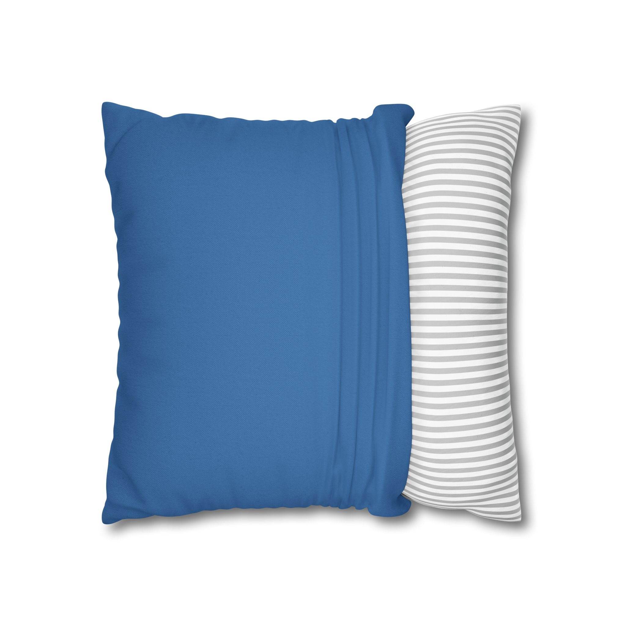 Cushion Cover, Throw pillow Case for Couch (Single Piece) : Azure - SnugLiving
