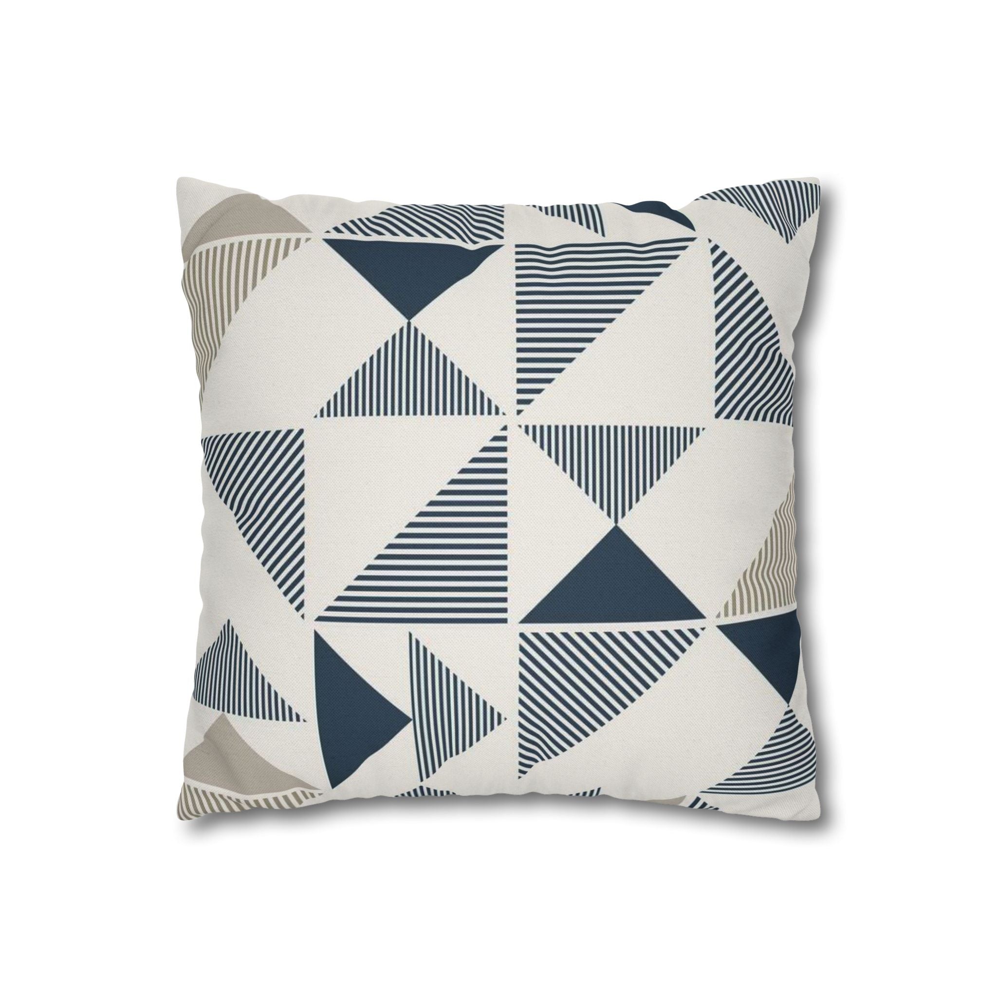 Two Way Cushion Cover, Throw pillow Case for Couch ( Single Piece) : Geometric Pattern