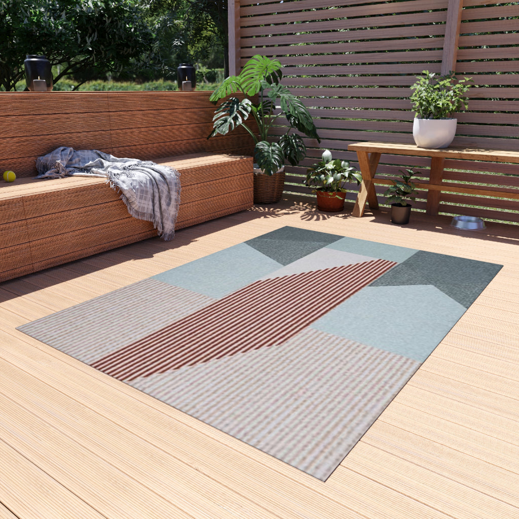 Stylish Outdoor Rug for Patios, Decks, and Gardens | Perfect for Home Decor, Picnics, Beach Days, Outdoor Gatherings