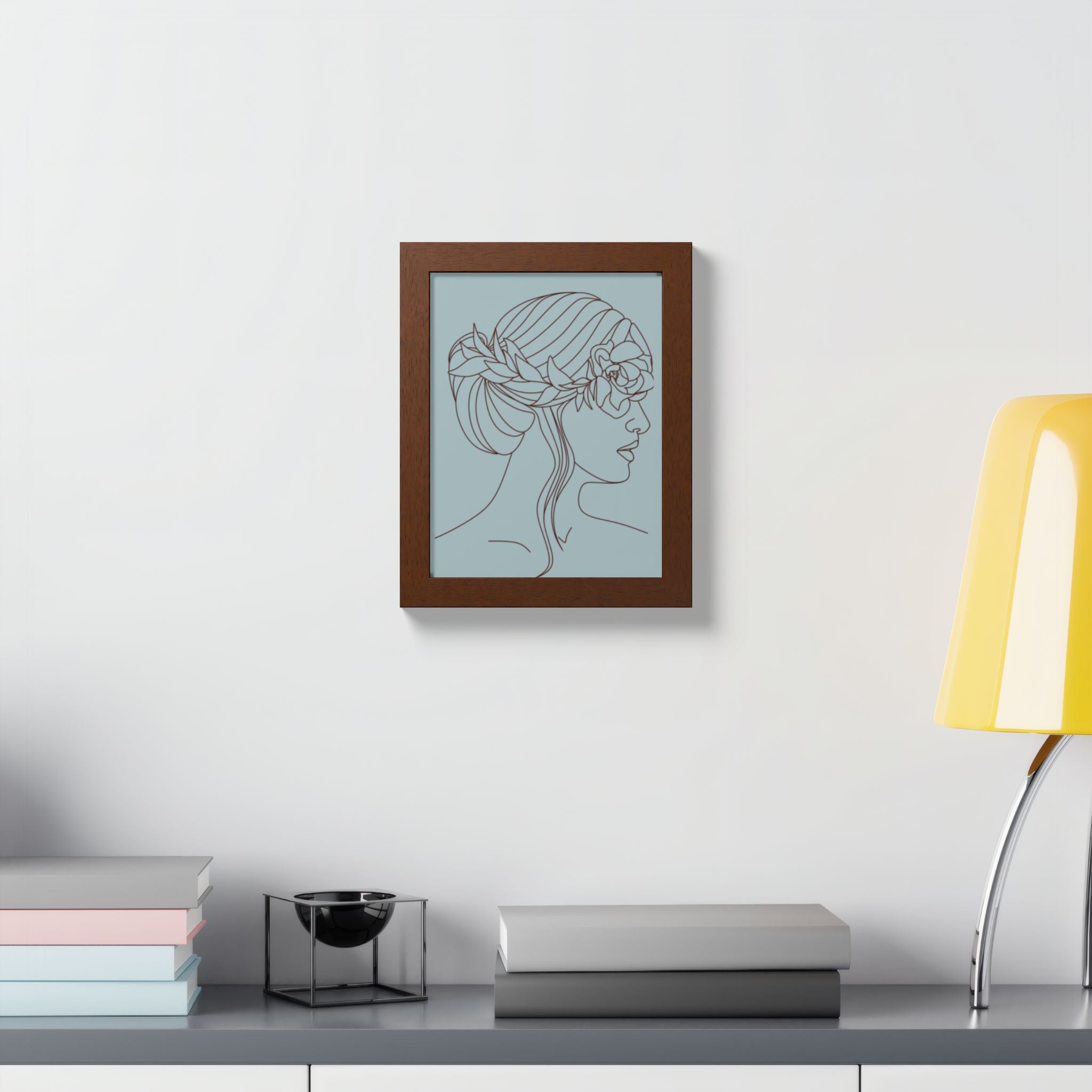 Multi-Color Framed Poster | Abstract Wall Art, Boho Home Decor | Pattern 5