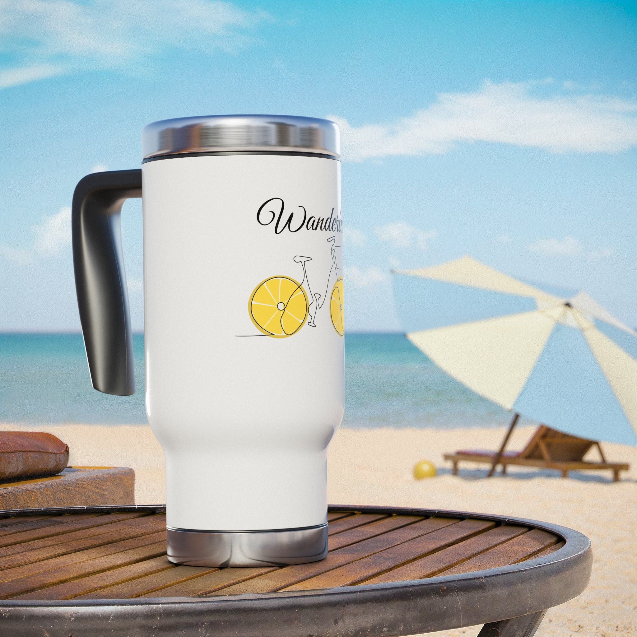 Travel Mug, 14oz Stainless Steel Coffee Tumbler - SnugLiving