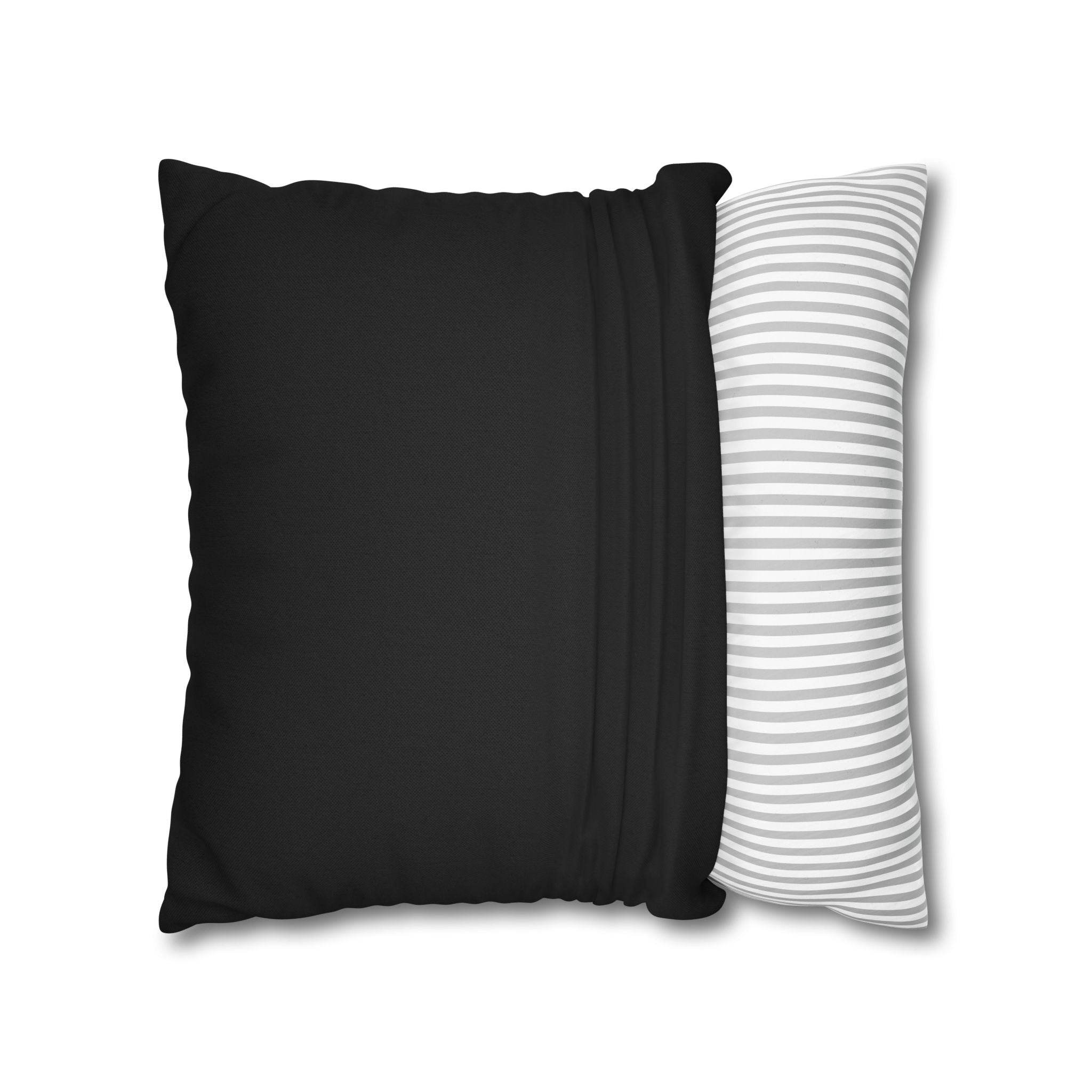 Cushion Cover, Throw pillow Case for Couch ( Single Piece) : Black & White Tribal Stripe - SnugLiving