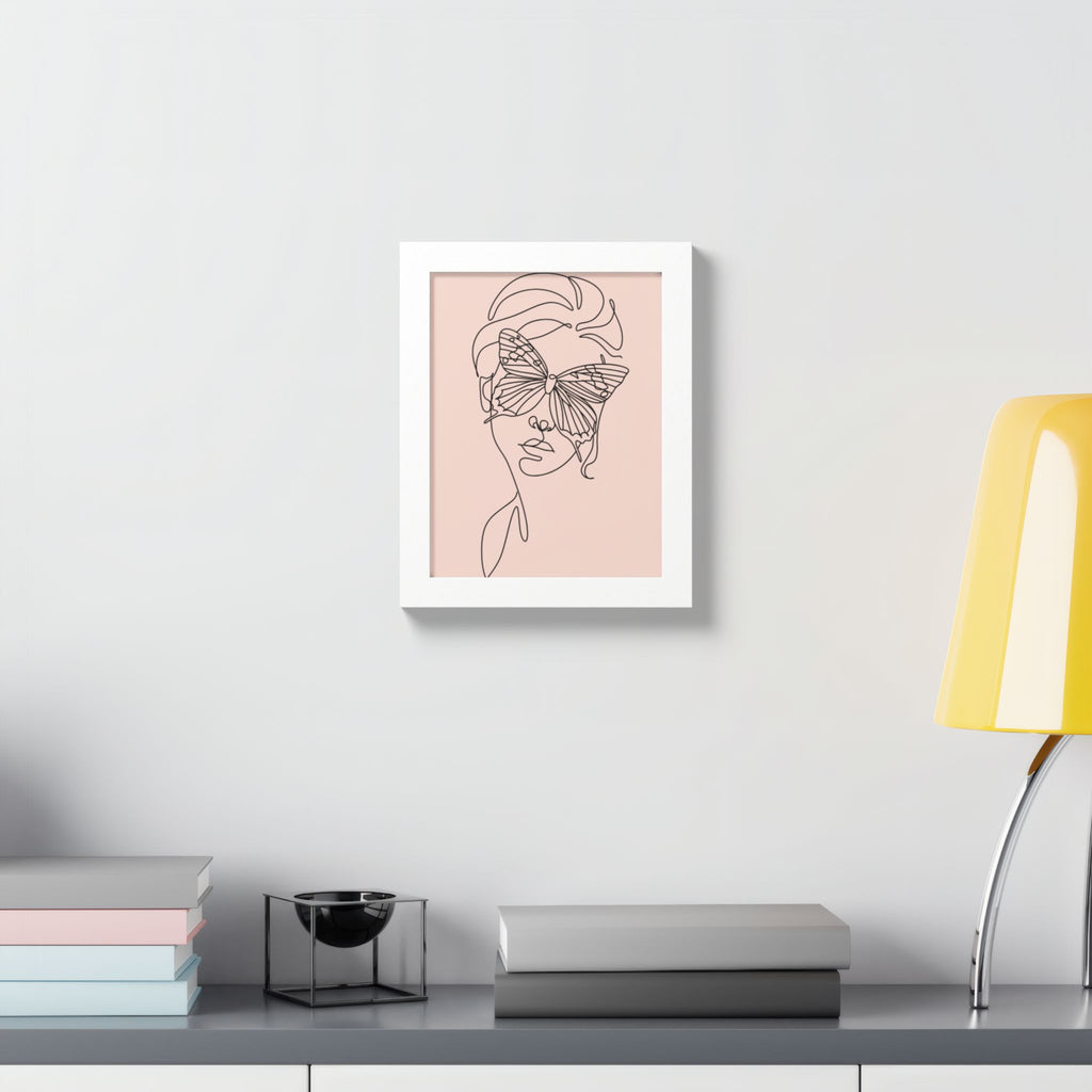 Multi-Color Framed Poster | Abstract Wall Art, Boho Home Decor | Pattern 7