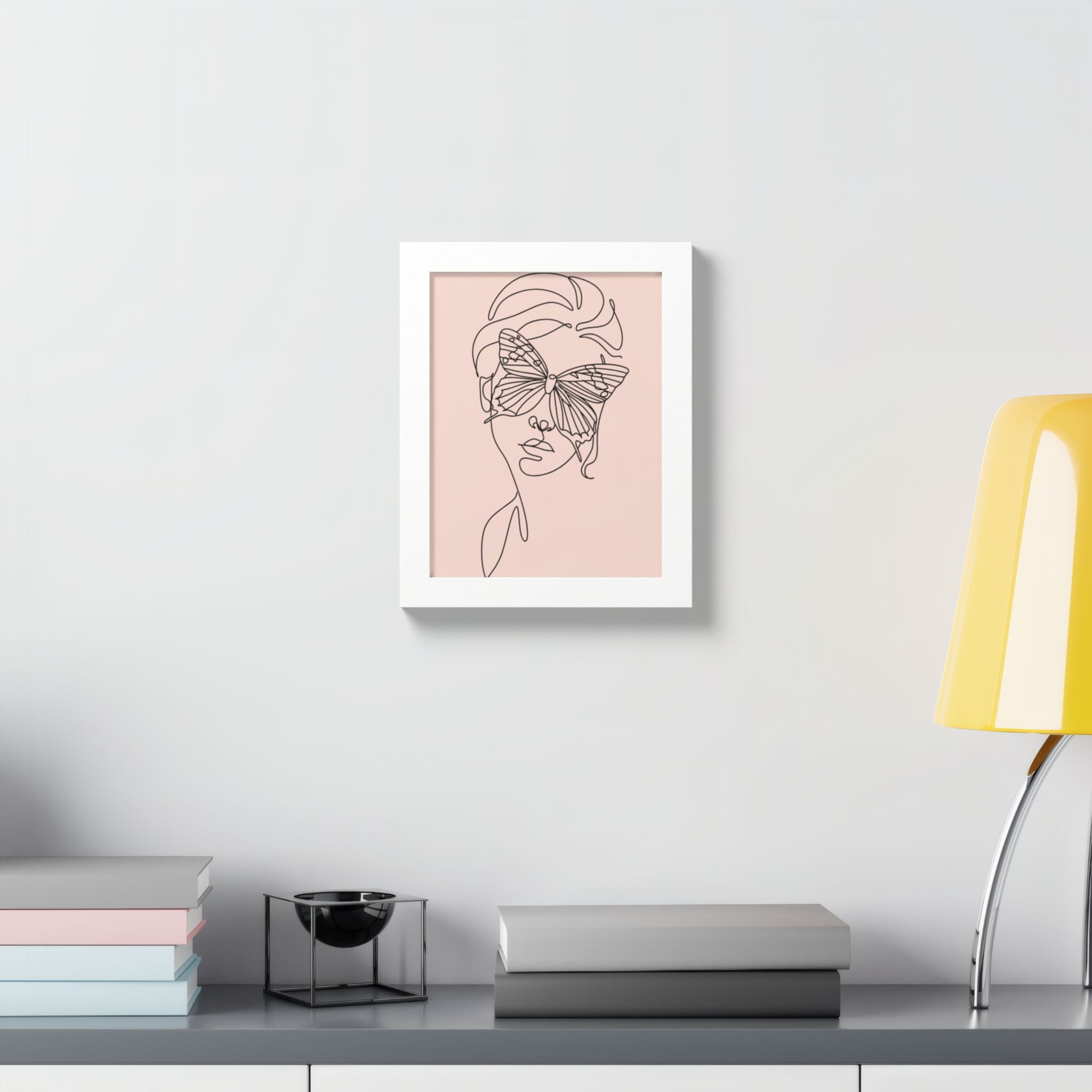 Multi-Color Framed Poster | Abstract Wall Art, Boho Home Decor | Pattern 7