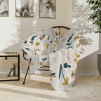 Microfiber Blanket | Soft Throw for Home Decor - Yellow and Teal - SnugLiving