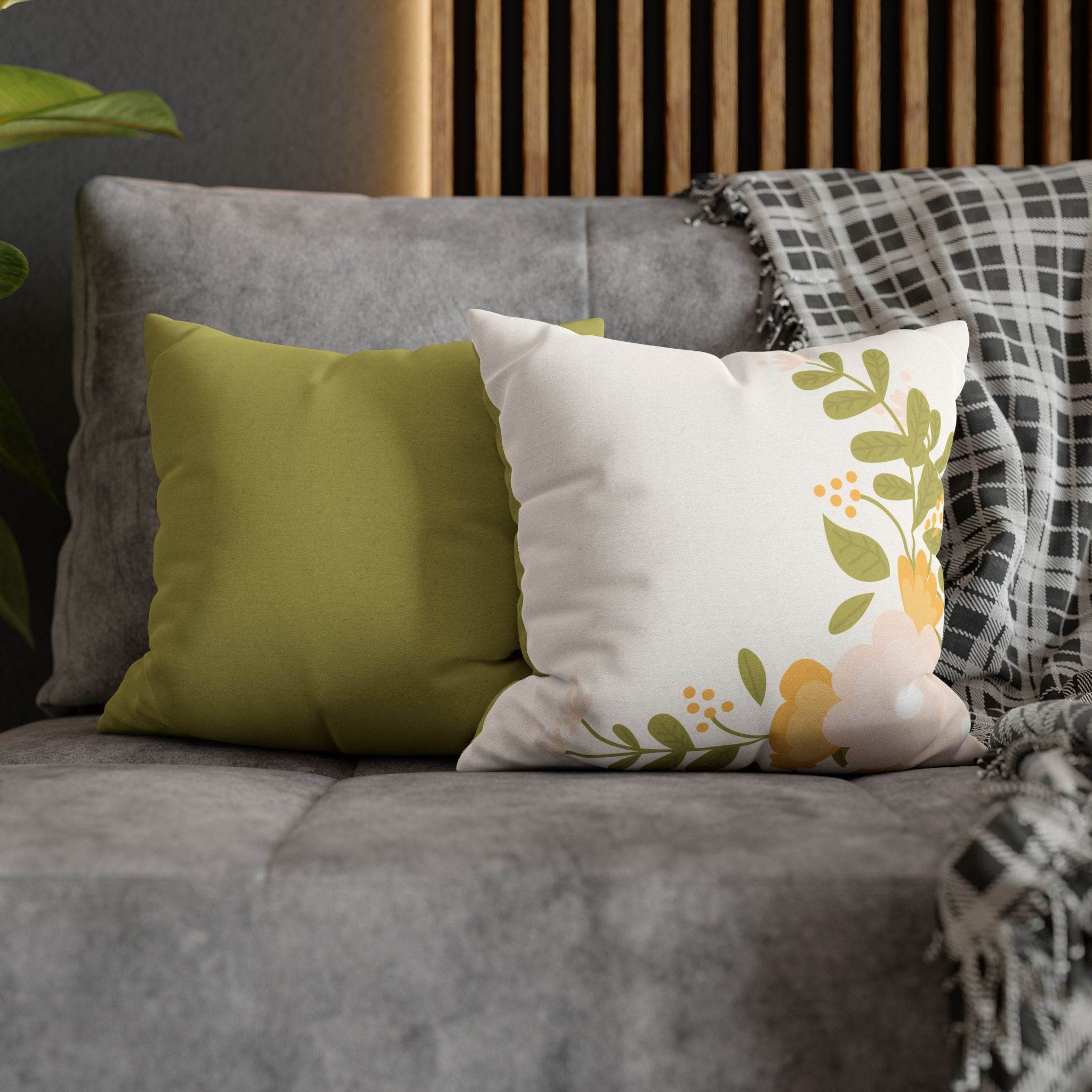 Copy of Copy of Copy of Copy of Cushion Cover, Throw pillow Case for Couch ( Single Piece) : Orange Pattern - SnugLiving
