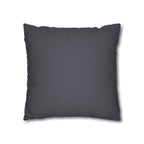 Cushion Cover, Throw pillow Case for Couch (Single Piece) : Floral Charcoal Black - SnugLiving