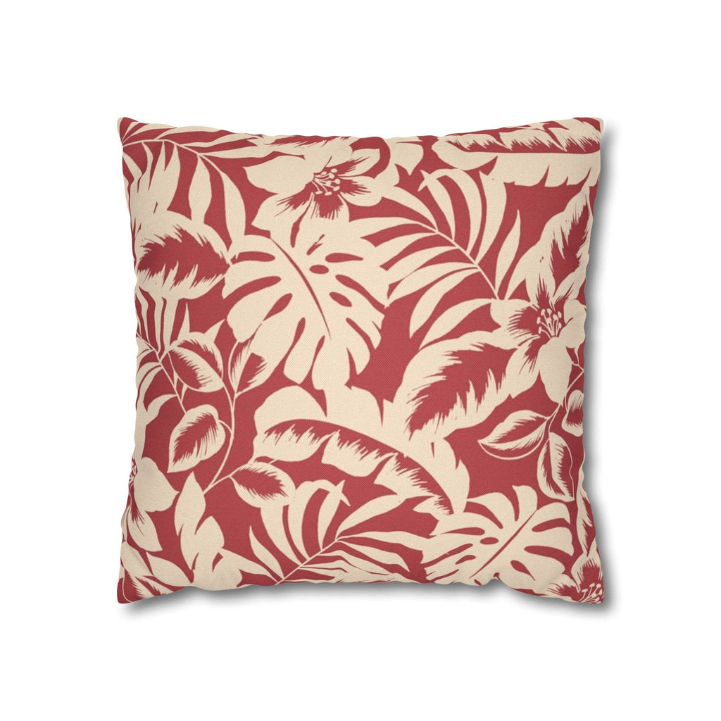 Cushion Cover, Throw pillow Case for Couch (Single Piece) : Vermillion Red - SnugLiving
