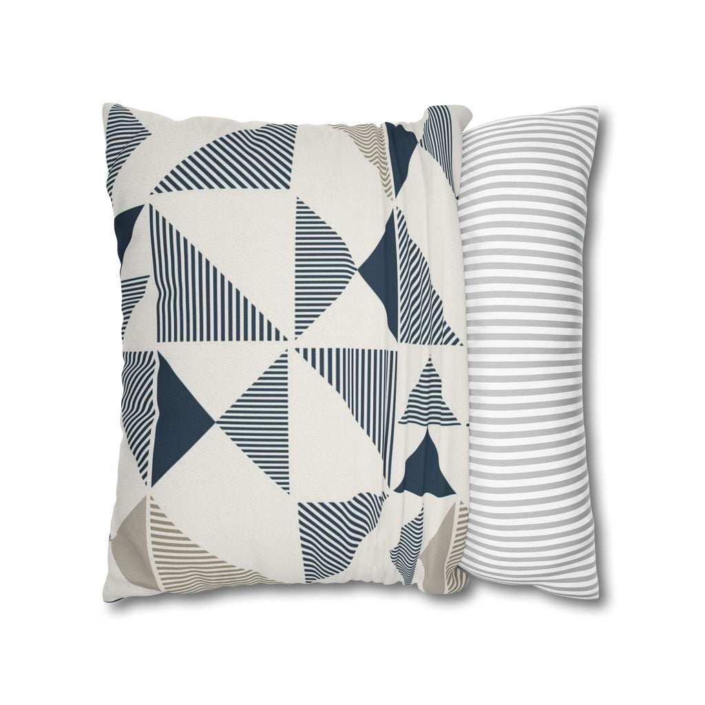 Two Way Cushion Cover, Throw pillow Case for Couch ( Single Piece) : Geometric Pattern