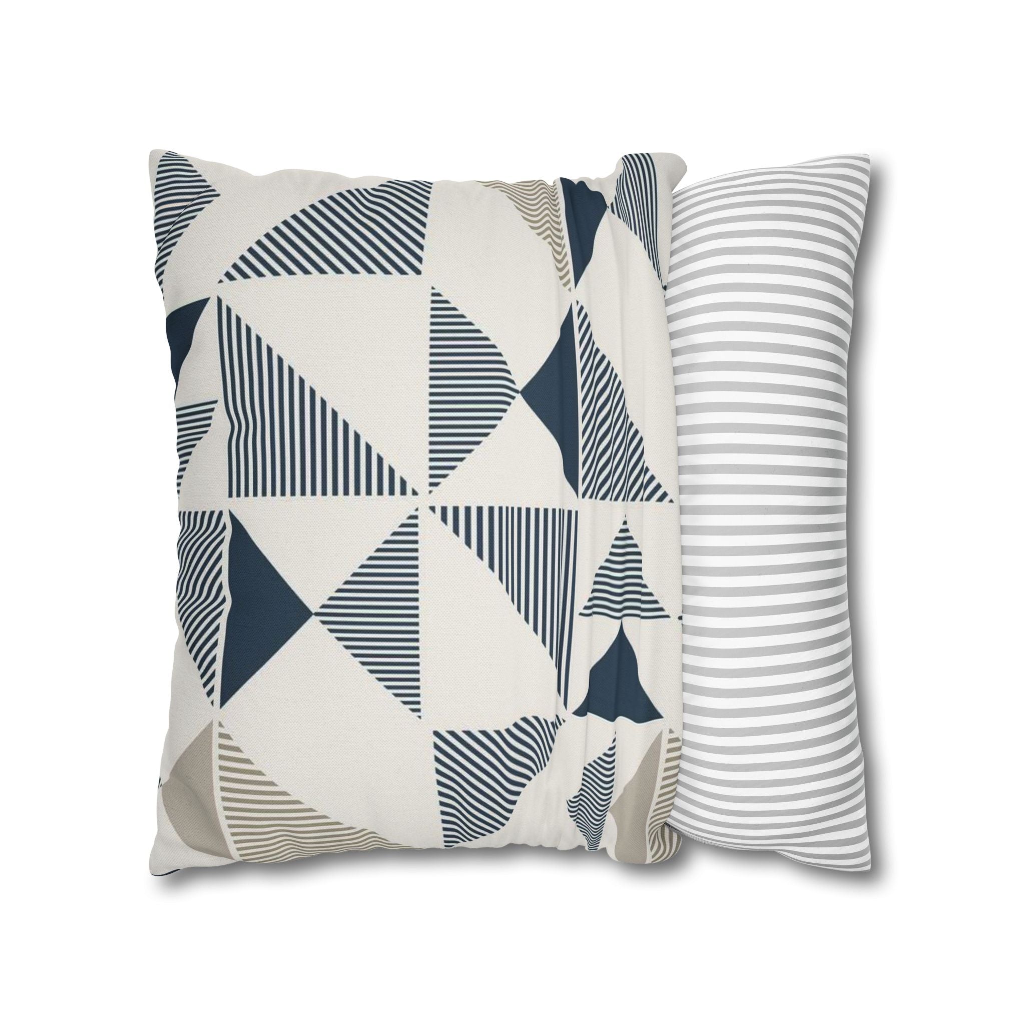 Two Way Cushion Cover, Throw pillow Case for Couch ( Single Piece) : Geometric Pattern