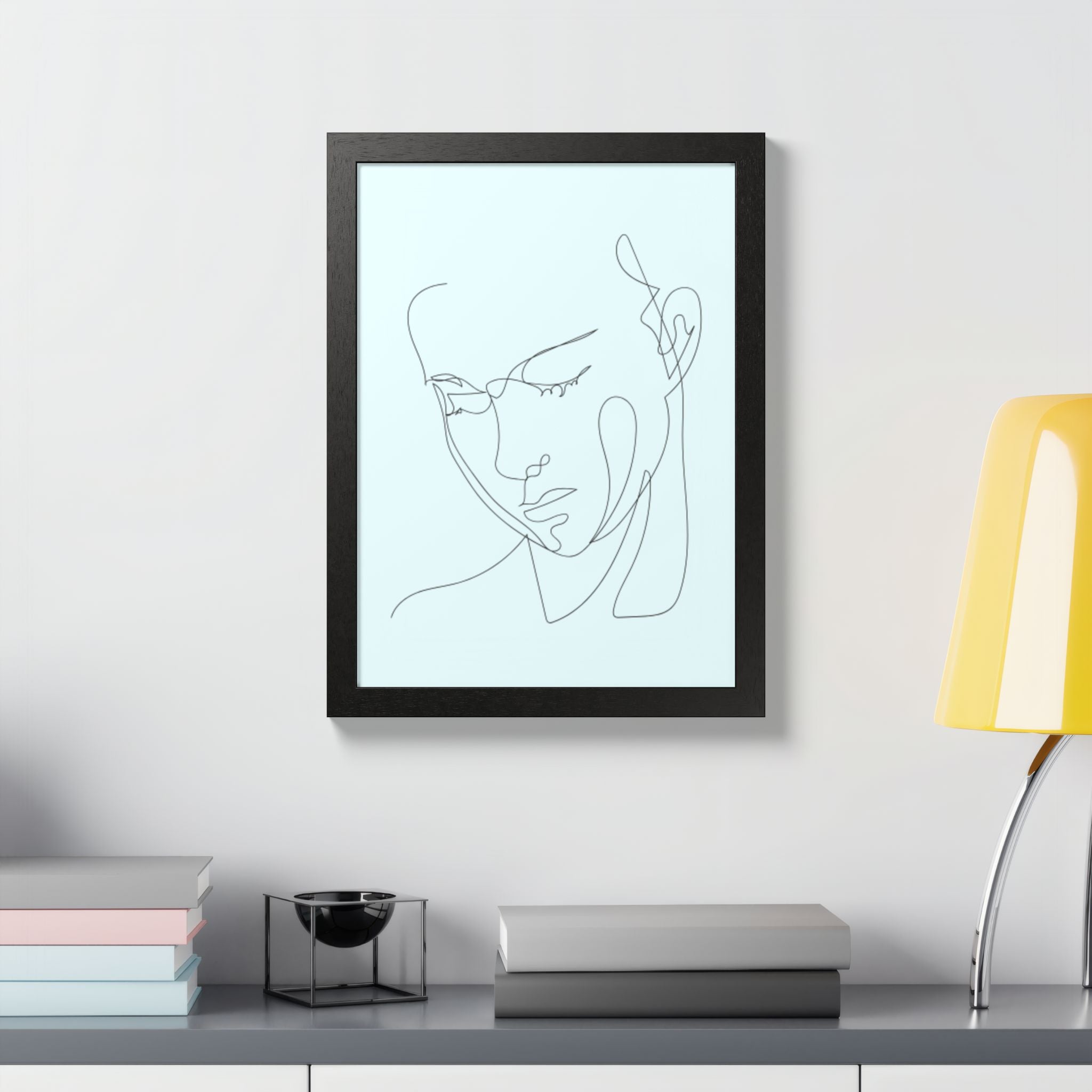 Multi-Color Framed Poster | Abstract Wall Art, Boho Home Decor | Pattern 8