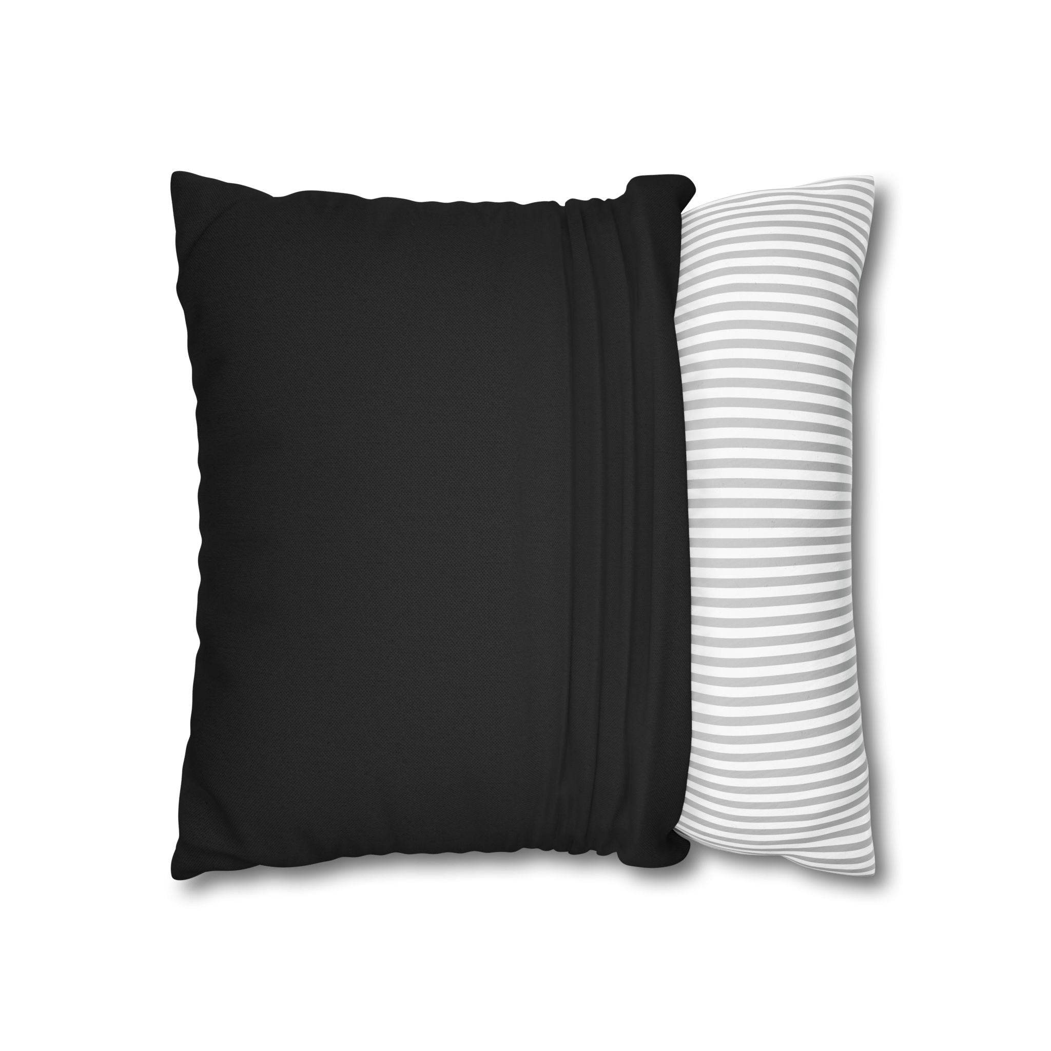 Cushion Cover, Throw pillow Case for Couch ( Single Piece) : Black & White Tribal Stripe - SnugLiving