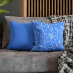 Cushion Cover, Throw pillow Case for Couch (Single Piece) : Soft Blue - SnugLiving