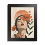 Multi-Color Framed Poster | Abstract Wall Art, Boho Home Decor | Pattern 10 - SnugLiving