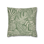Cushion Cover, Throw pillow Case for Couch (Single Piece) : Leafy Pattern - SnugLiving