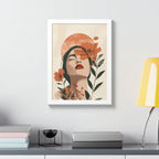 Multi-Color Framed Poster | Abstract Wall Art, Boho Home Decor | Pattern 10 - SnugLiving