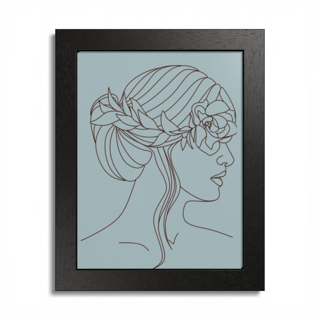 Multi-Color Framed Poster | Abstract Wall Art, Boho Home Decor | Pattern 5