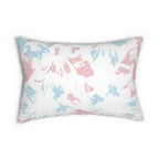 Lounge Pillow, Throw Pillow with Fillers/Insert (Single Piece) : Pink & Blue - SnugLiving