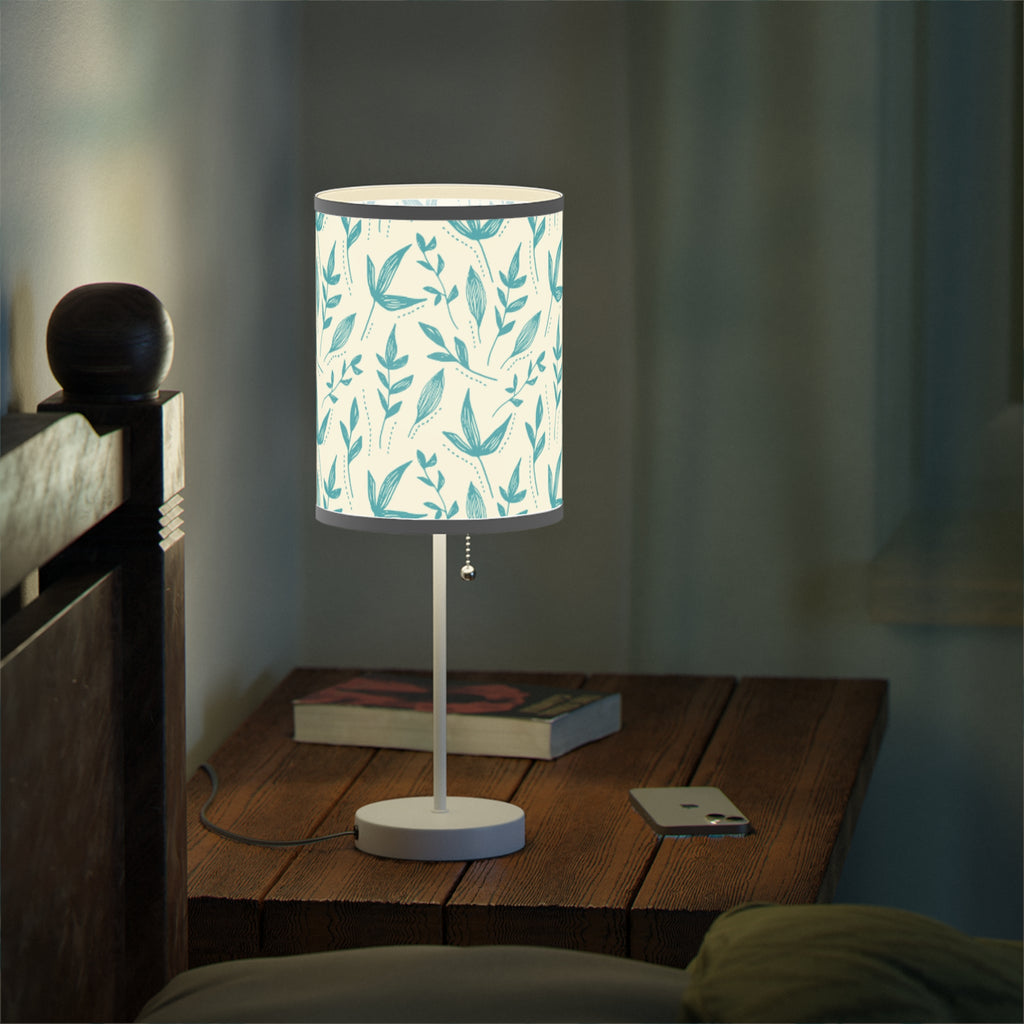 Elegant Floral Table Lamp for Living & Bedroom - Shade SLTL02
