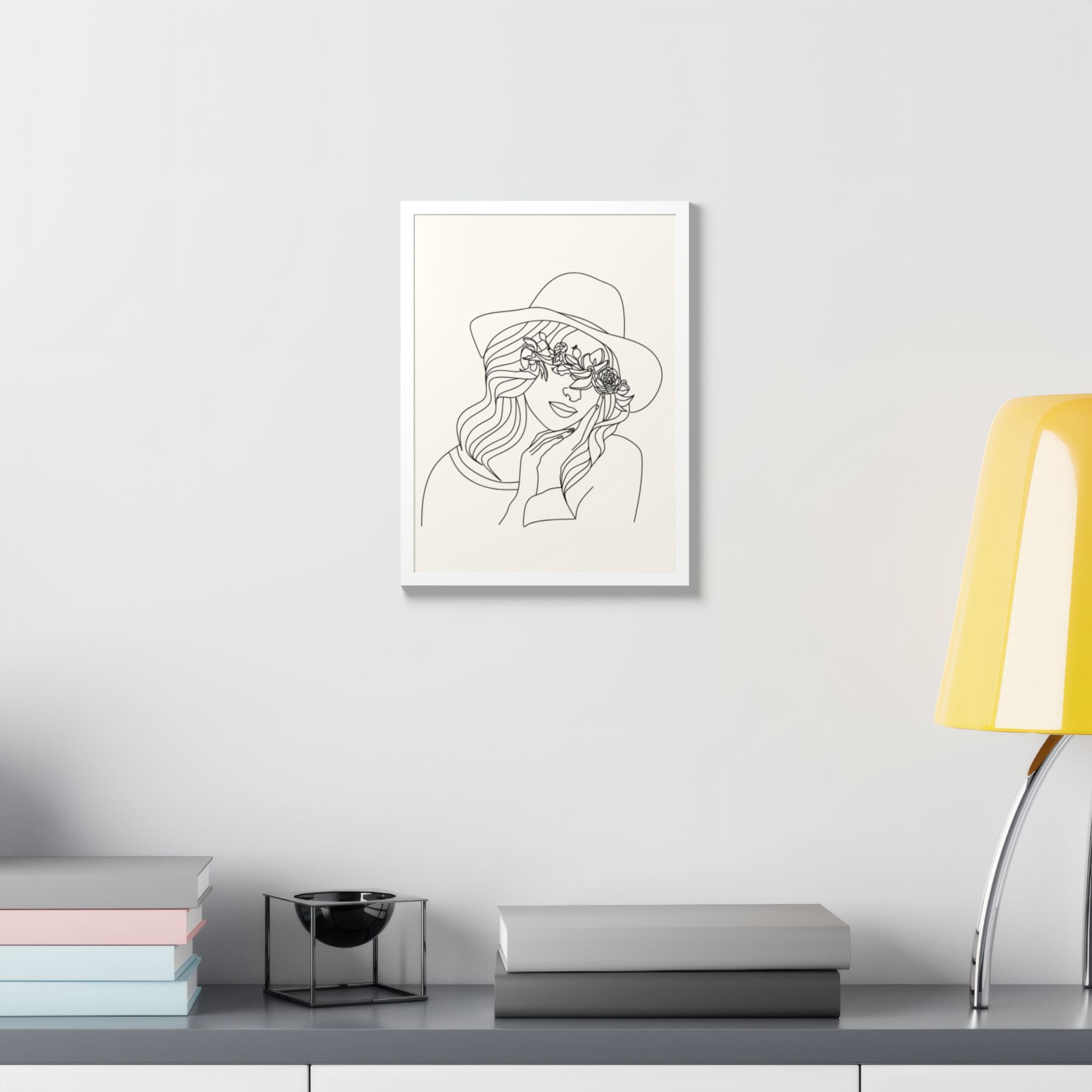 Multi-Color Framed Poster | Abstract Wall Art, Boho Home Decor | Pattern 4