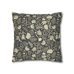 Two Way Cushion Cover, Throw pillow Case for Couch (Single Piece) : Charcoal - SnugLiving