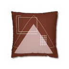 Two Way Cushion Cover, Throw pillow Case for Couch (Single Piece) : Red Pattern - SnugLiving