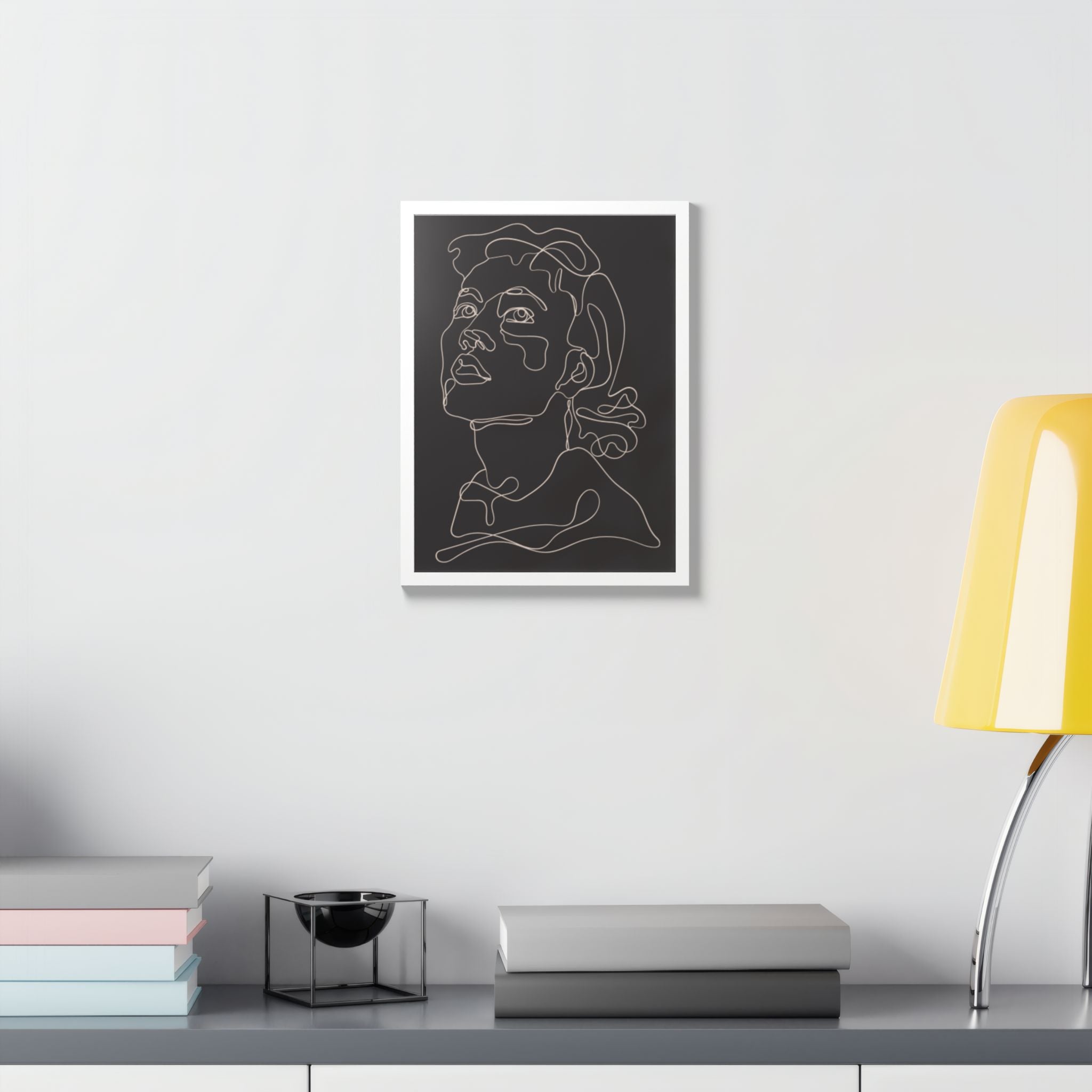 Multi-Color Framed Poster | Abstract Wall Art, Boho Home Decor | Pattern 6