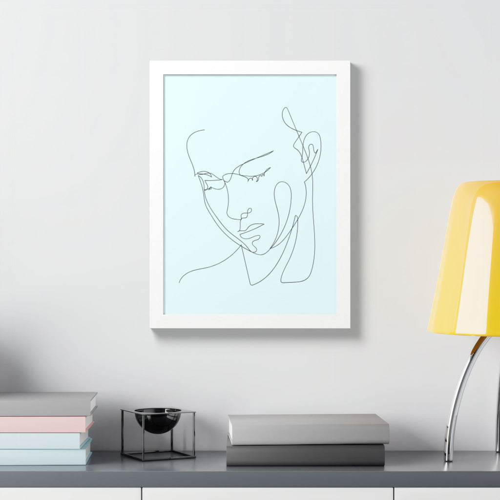 Multi-Color Framed Poster | Abstract Wall Art, Boho Home Decor | Pattern 8