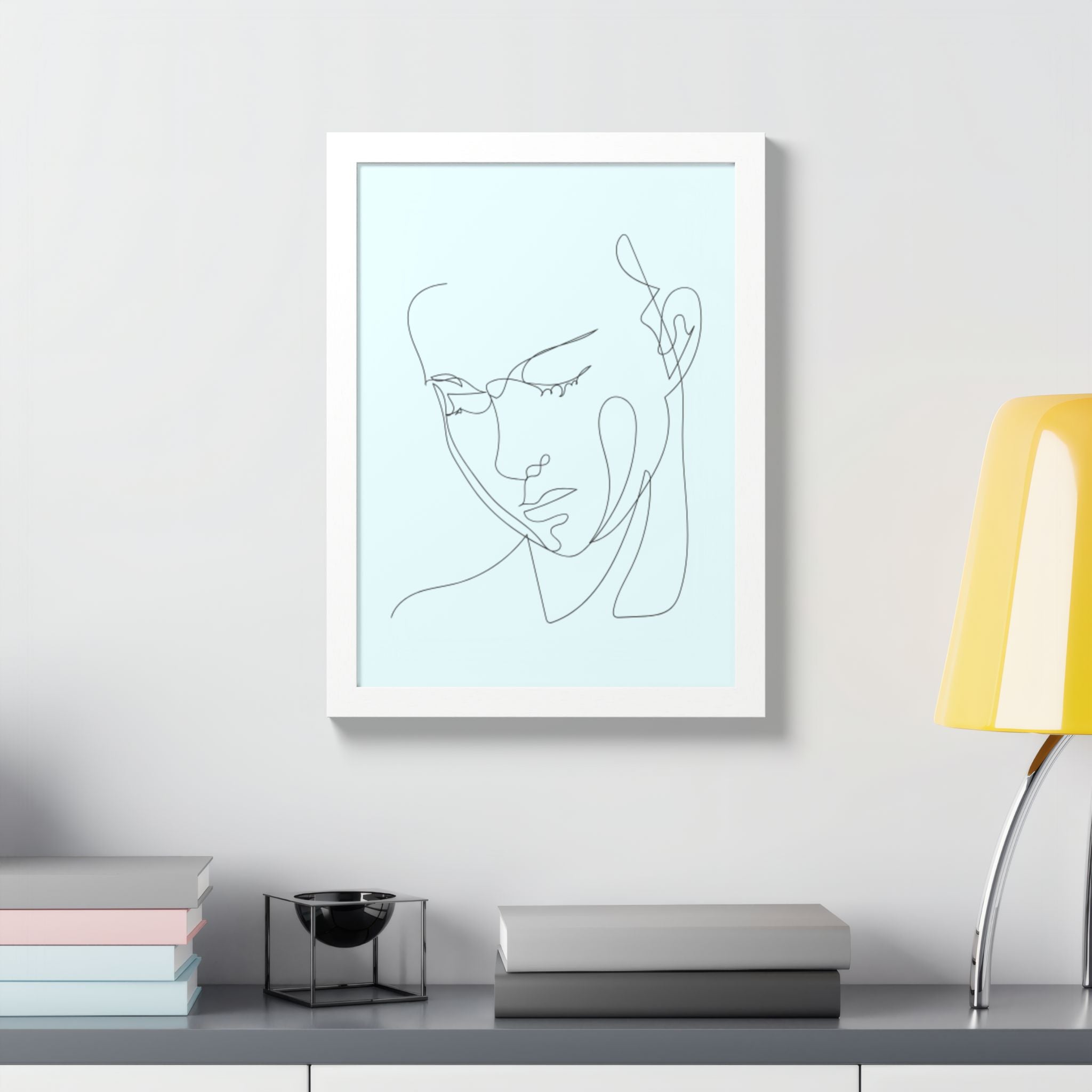Multi-Color Framed Poster | Abstract Wall Art, Boho Home Decor | Pattern 8