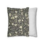 Two Way Cushion Cover, Throw pillow Case for Couch (Single Piece) : Charcoal - SnugLiving