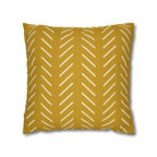 Cushion Cover, Throw pillow Case for Couch (Single Piece) : Yellow Pattern - SnugLiving