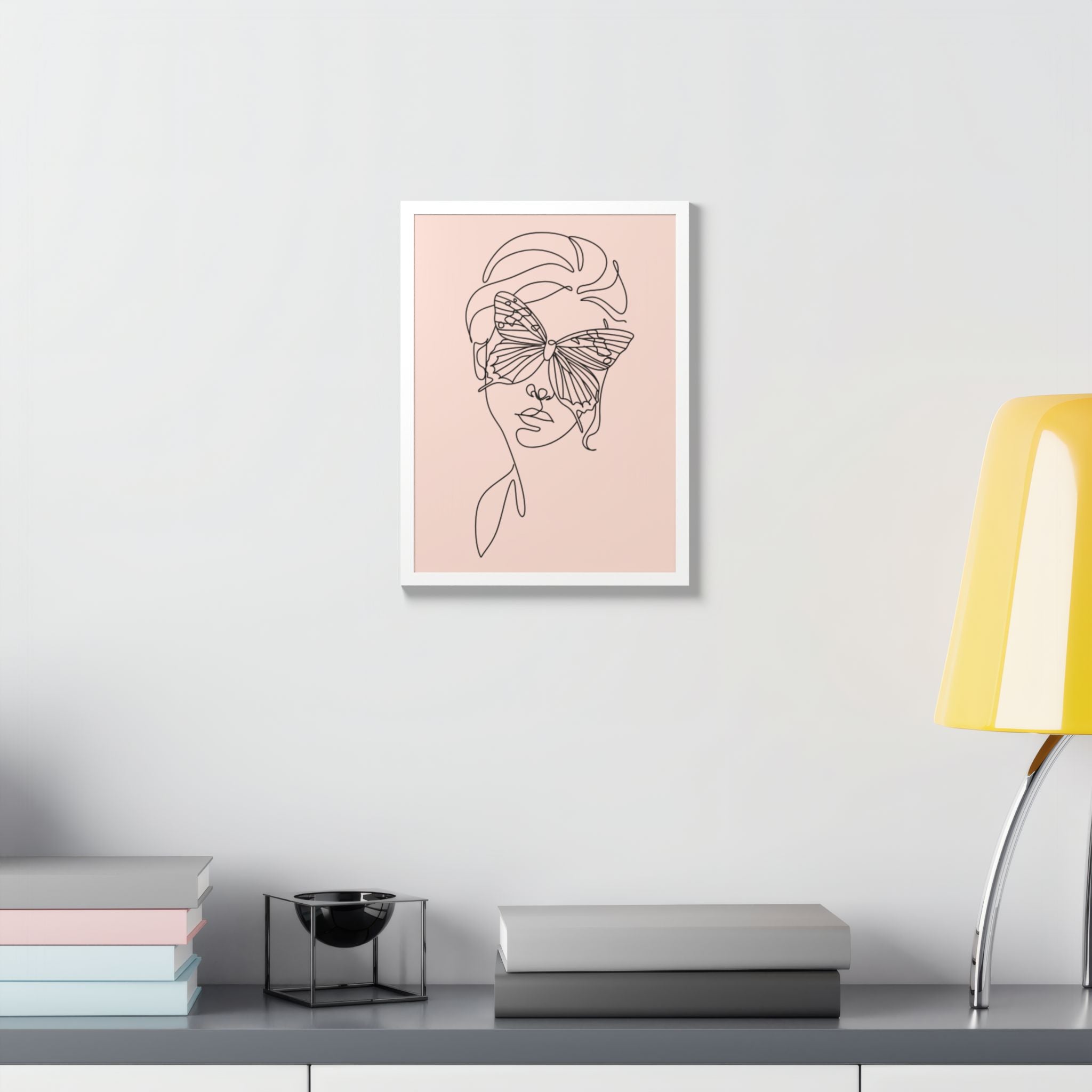 Multi-Color Framed Poster | Abstract Wall Art, Boho Home Decor | Pattern 7