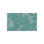 Aqua Marble Swirl Rugs for Living Room & Patio | Artistic Abstract Modern Rug - SnugLiving