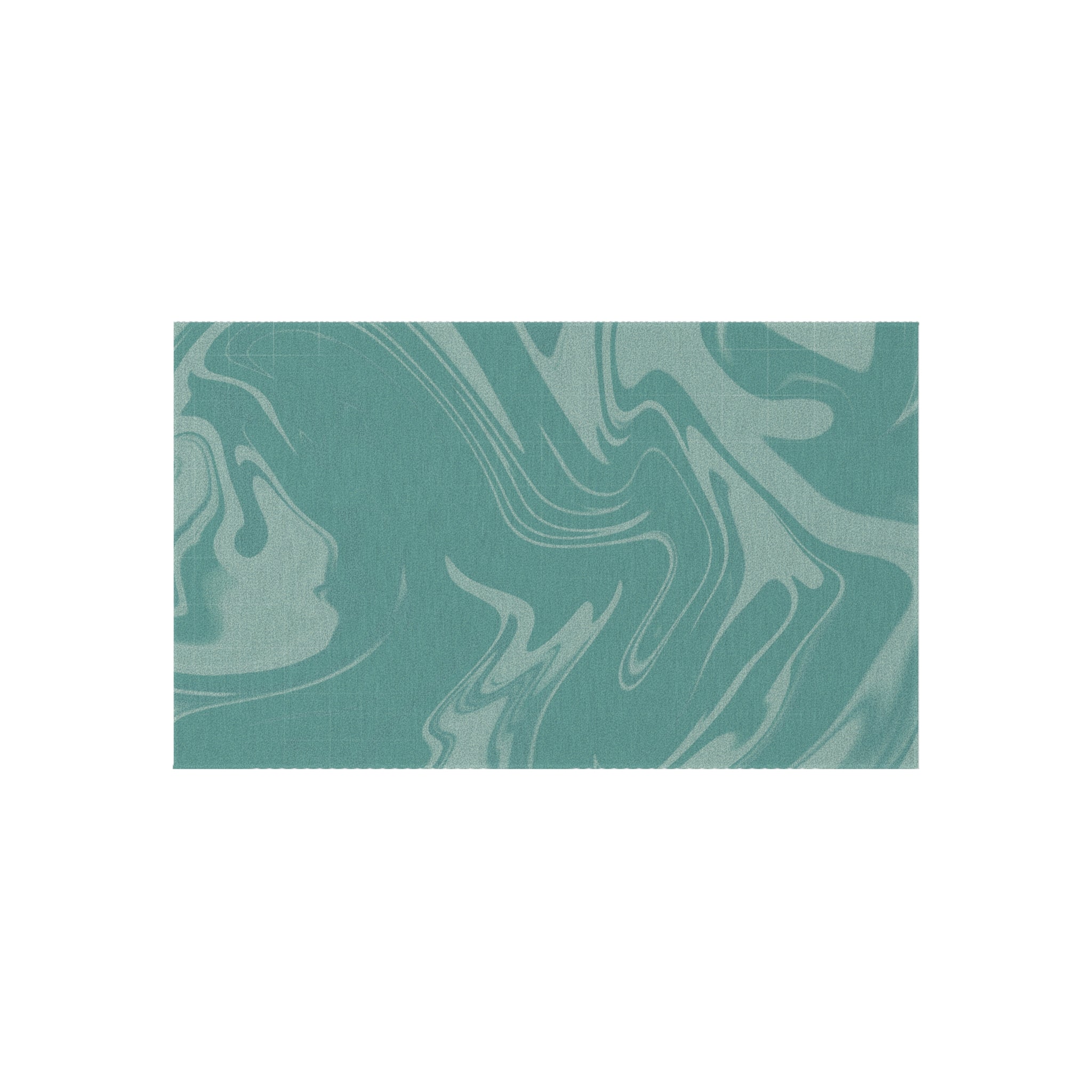Stylish Indoor/Outdoor Rug for Living Room, Patios, Decks, and Gardens | Perfect for Home Decor - Grey Cyan