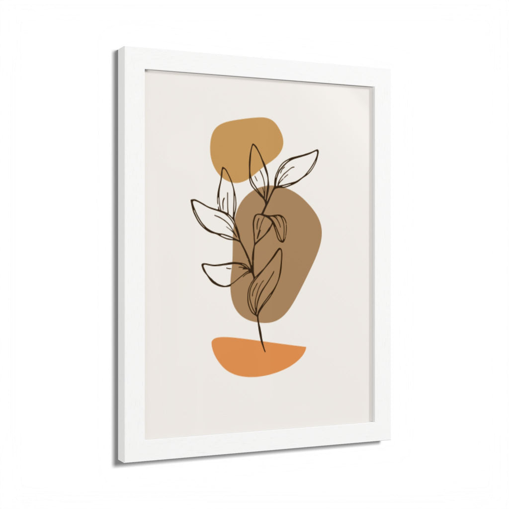 Multi-Color Framed Poster | Abstract Wall Art, Boho Home Decor | Pattern 9